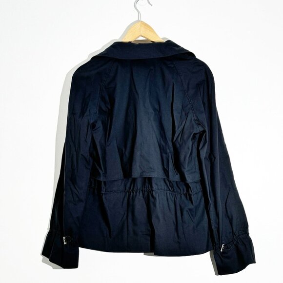 NWT McQ Alexander McQueen Navy Blue Coat Jacket size M - Picture 2 of 8